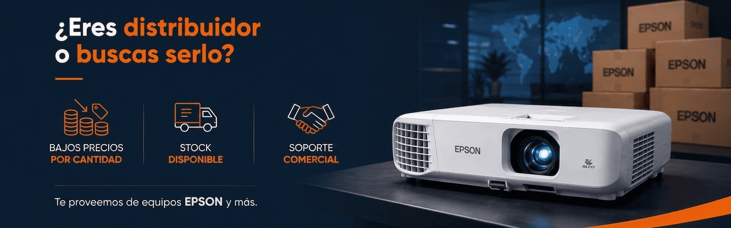 Quieres distribuir productos Epson, nosotros te proveemos, tú los comercializas.