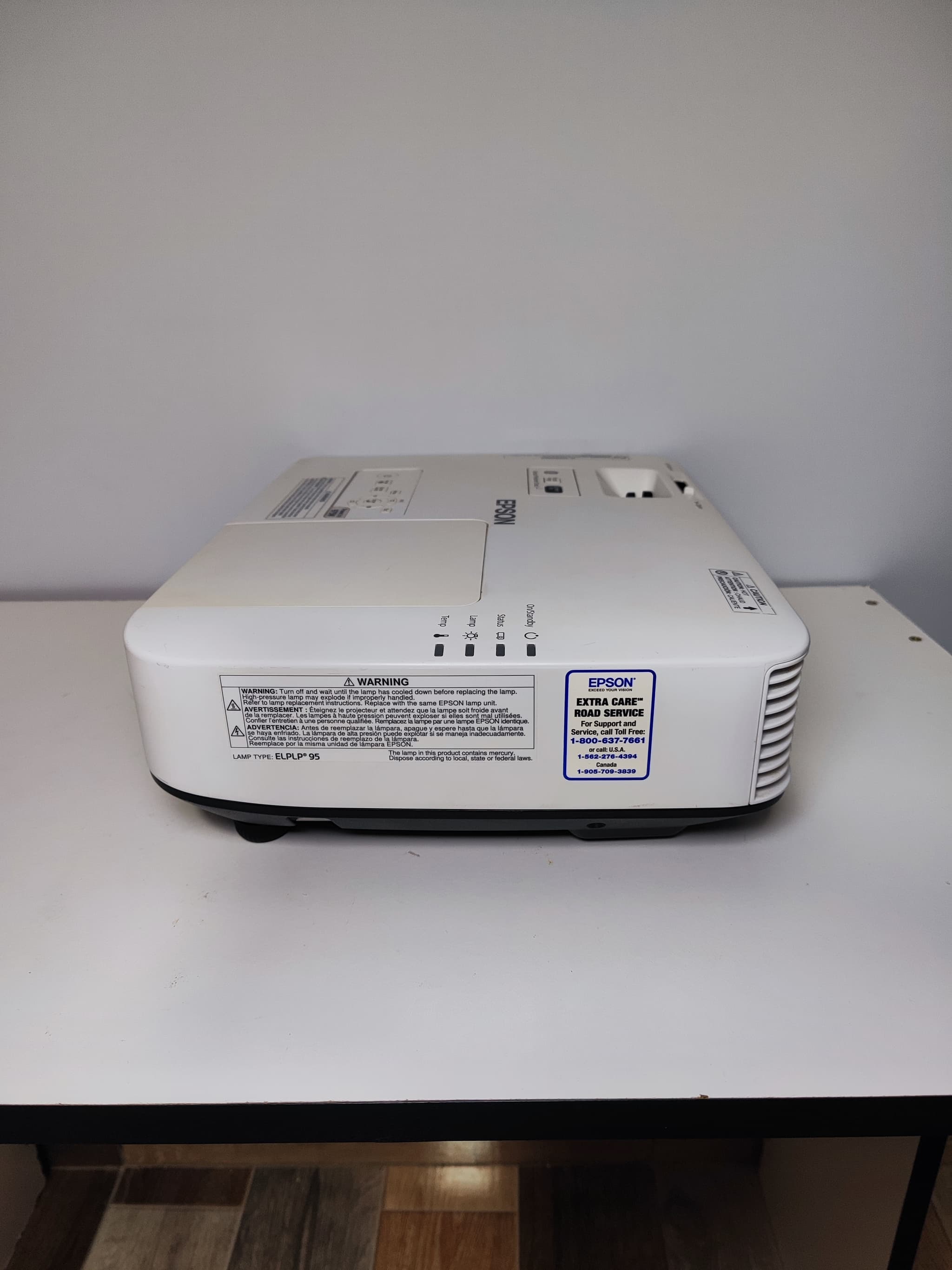 Epson PowerLite 975W Epson - Vista 5 del proyector Reacondicionado