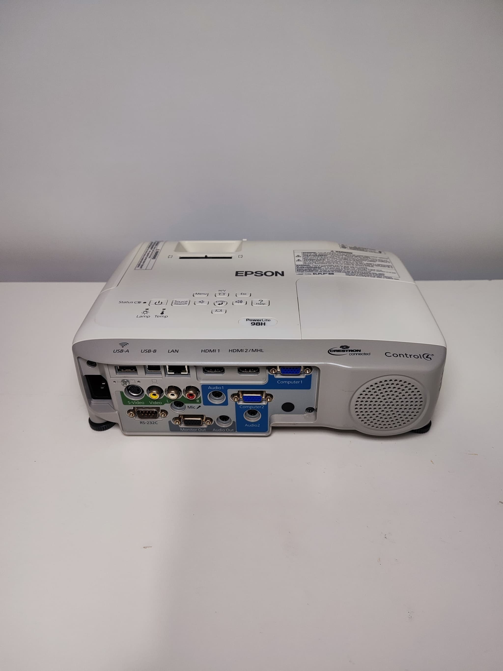 Epson PowerLite 98H Epson - Vista 5 del proyector Reacondicionado