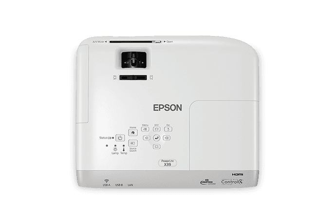 Epson PowerLite X39 Epson - Vista 3 del proyector Nuevo