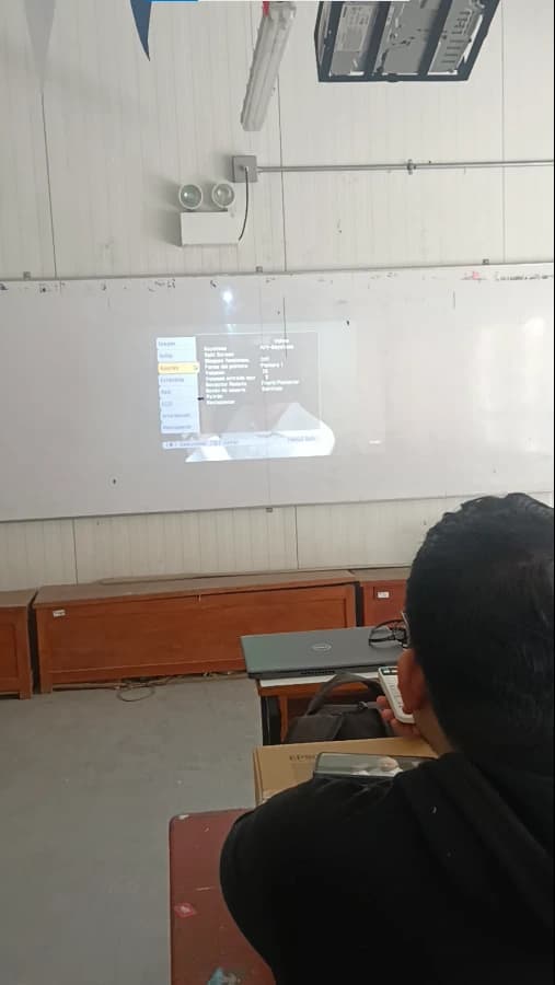 Pruebas de proyección y calibración